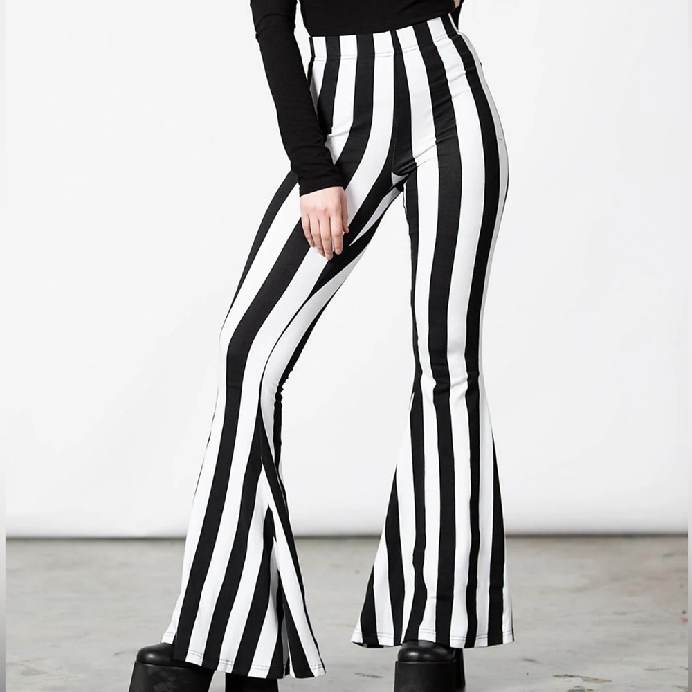 Killstar inferno room flare pants